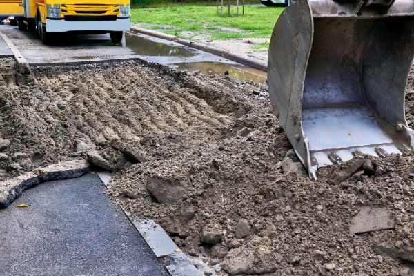 Road Excavation in Poughkeepsie