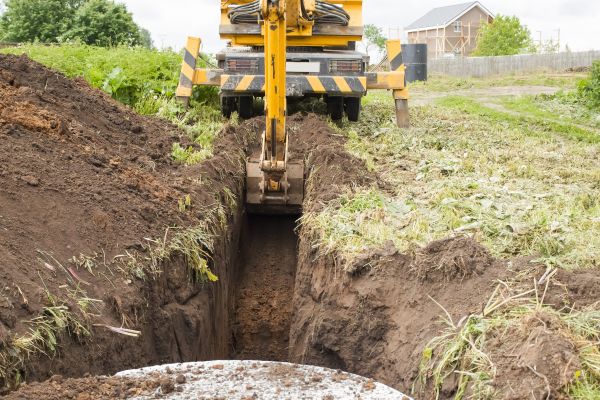 Drainage Trench Installation in Poughkeepsie