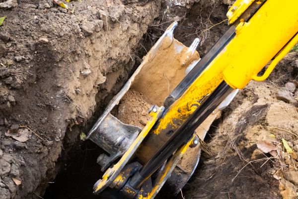 Downspout Trenching in Poughkeepsie