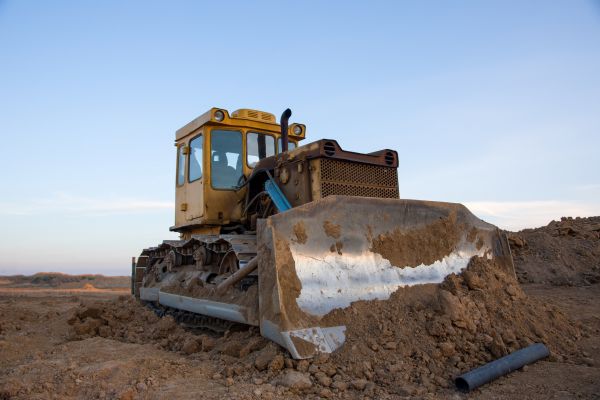 Bulldozer Land Grading in Poughkeepsie