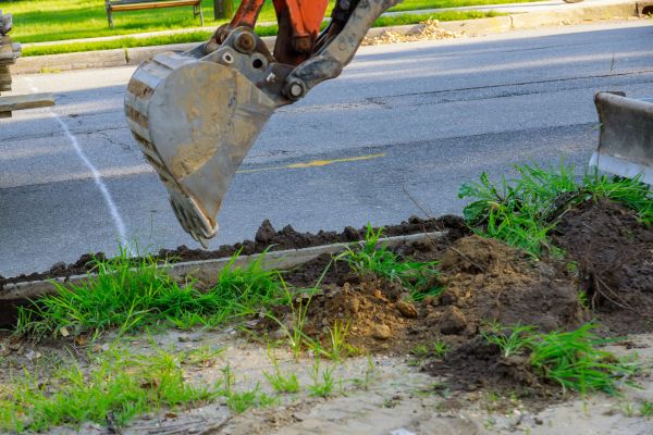 Sewer Line Trenching in Poughkeepsie