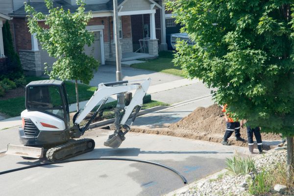 Electrical Line Trenching in Poughkeepsie