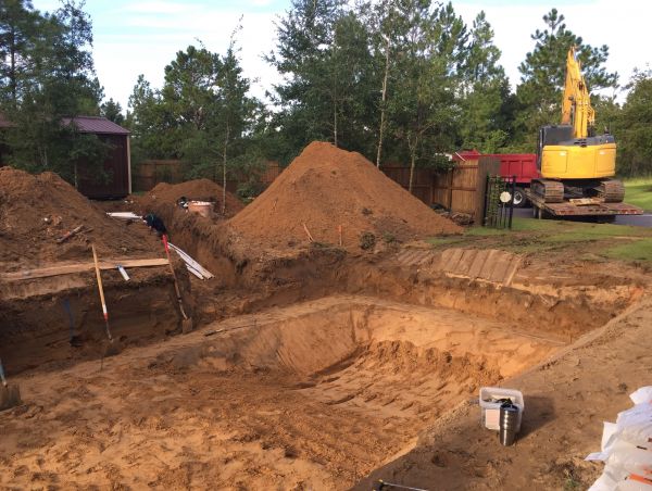 Pool Site Excavation in Poughkeepsie